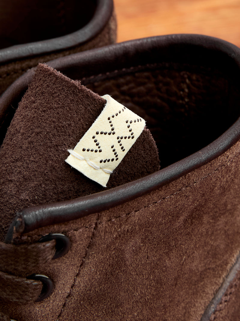 Roughout Brigadier Boots-Folk in Dk. Brown Horsehide