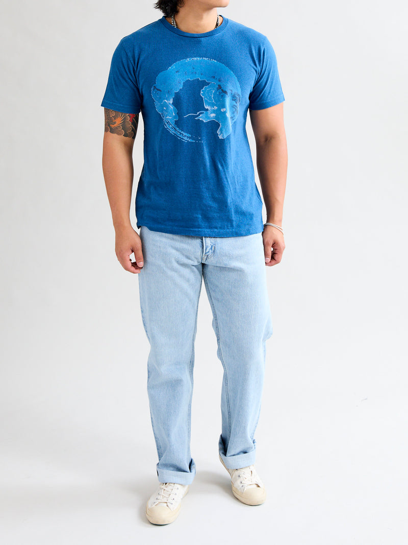 "Dragon" Bassen T-Shirt in Indigo