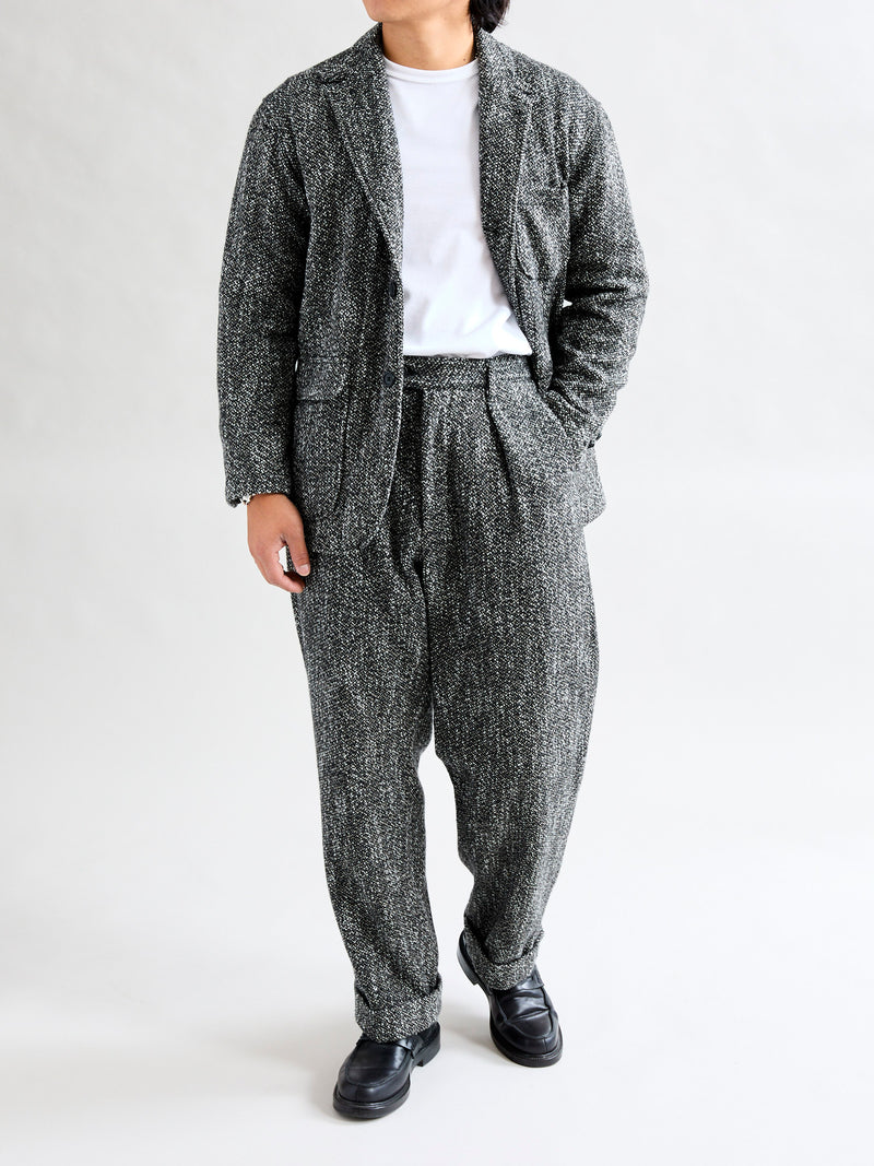 Homespun Carlyle Pants in Brown Black Wool