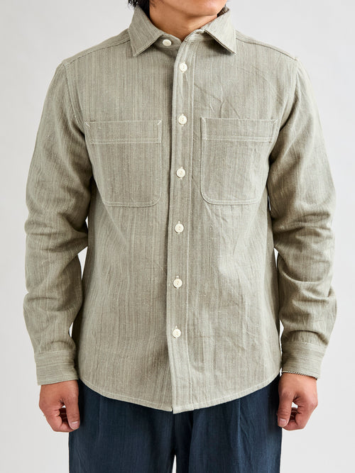 Ames Workshirt in Iron Grey Denim