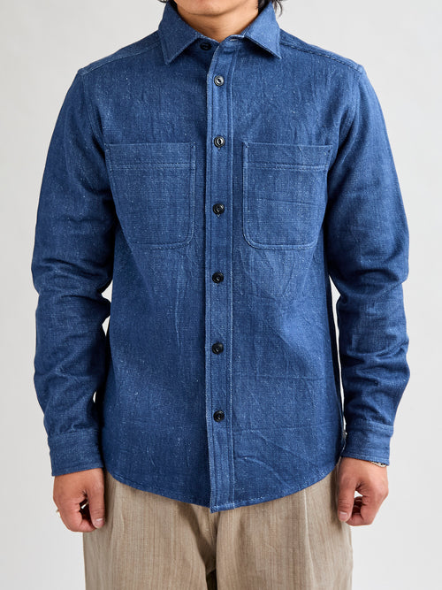 Ames Workshirt in Dark Indigo Denim
