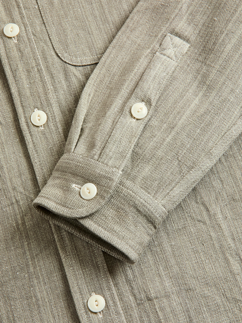 Ames Workshirt in Iron Grey Denim