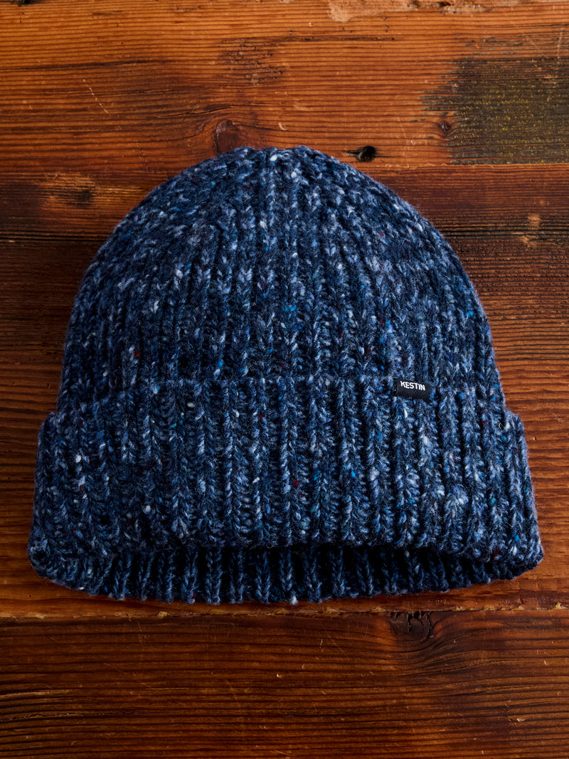 Isla Beanie in Navy Marl