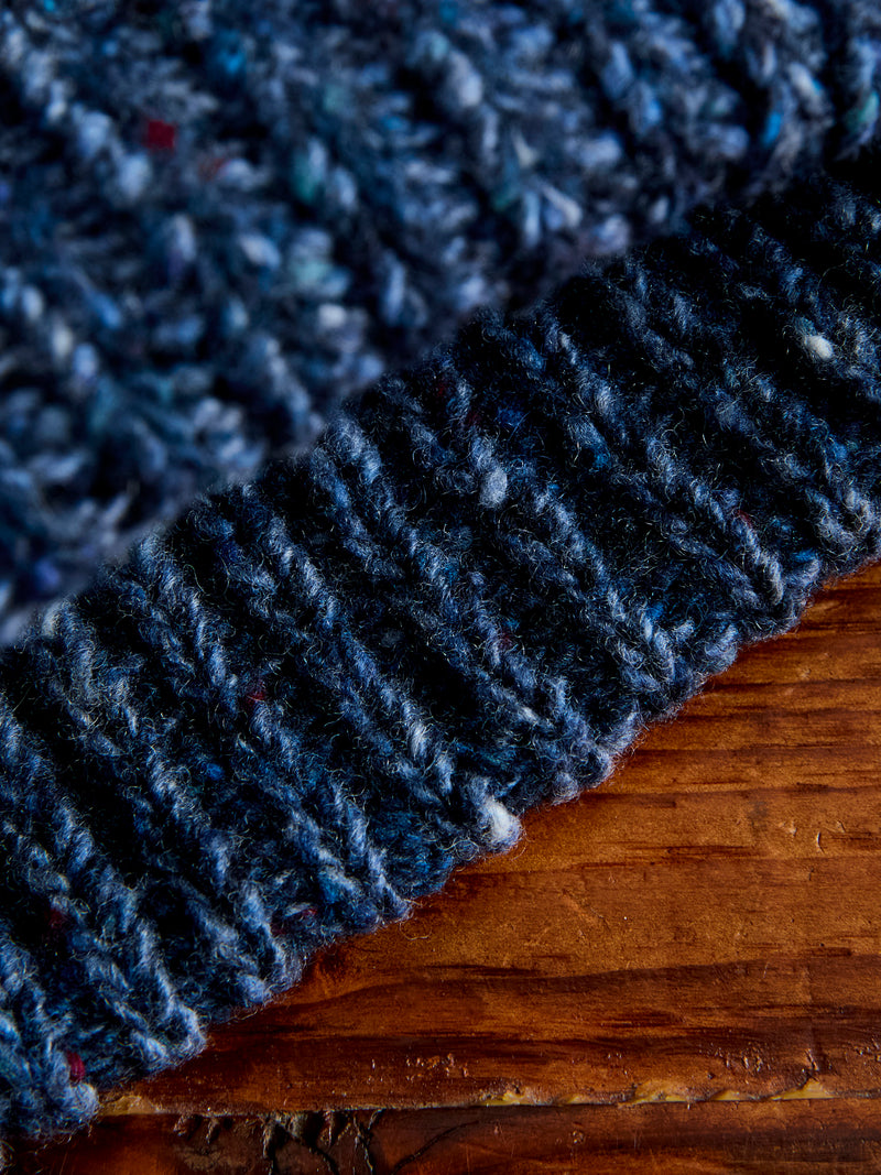 Isla Beanie in Navy Marl