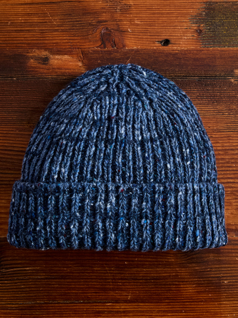 Isla Beanie in Navy Marl