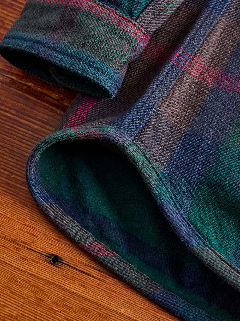 Extra Heavy Flannel Shirt in Green