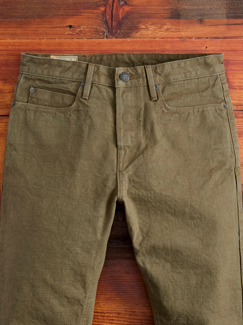 Rialto Pant in Olive Green