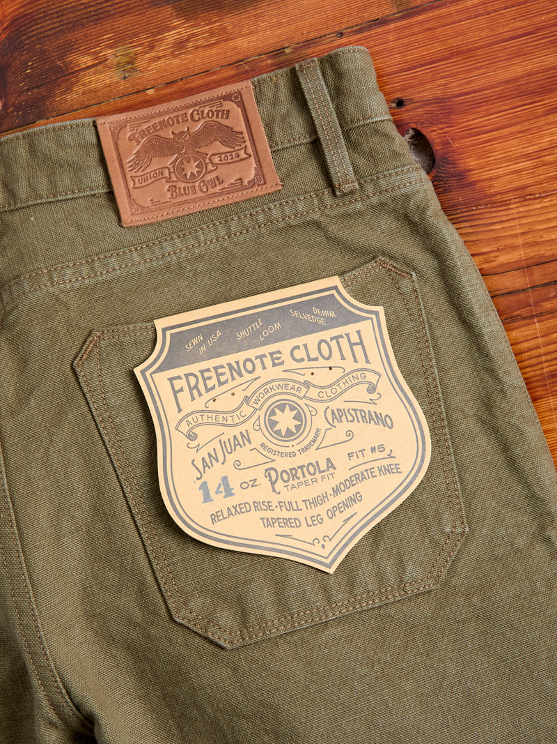 Rialto Pant in Olive Green