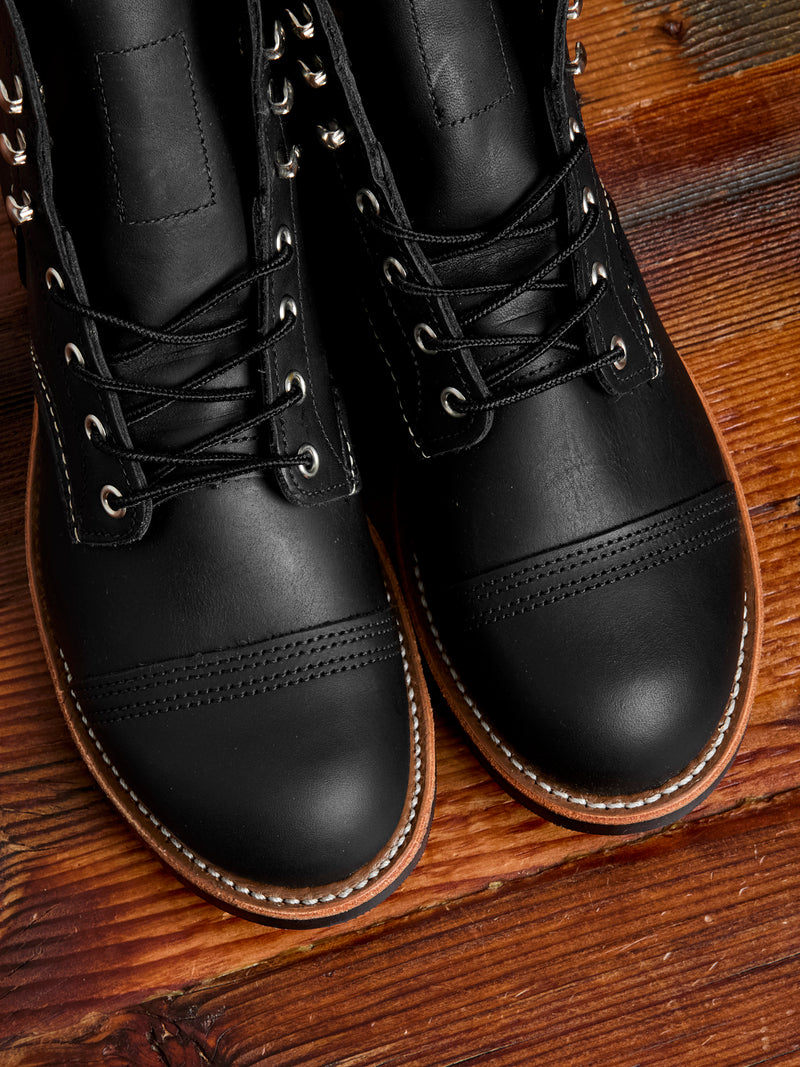 8084 Iron Ranger Boot in Black
