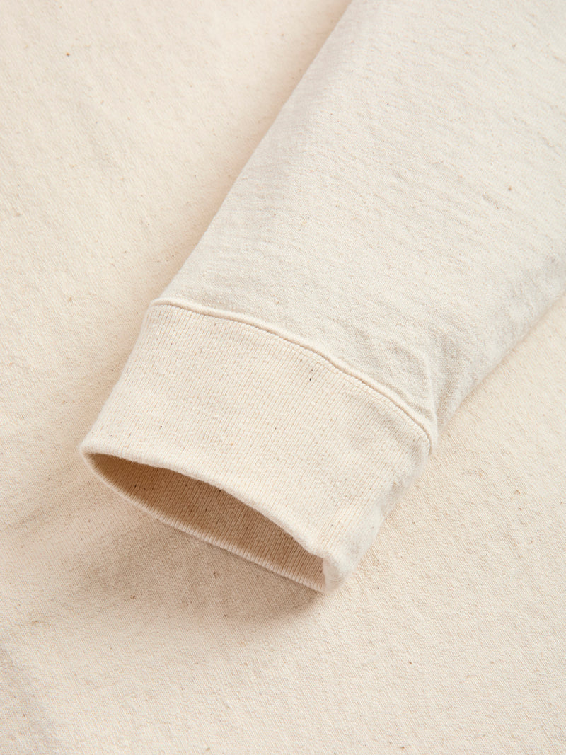 "Samurai Cotton Project" Long Sleeve T-Shirt in Natural