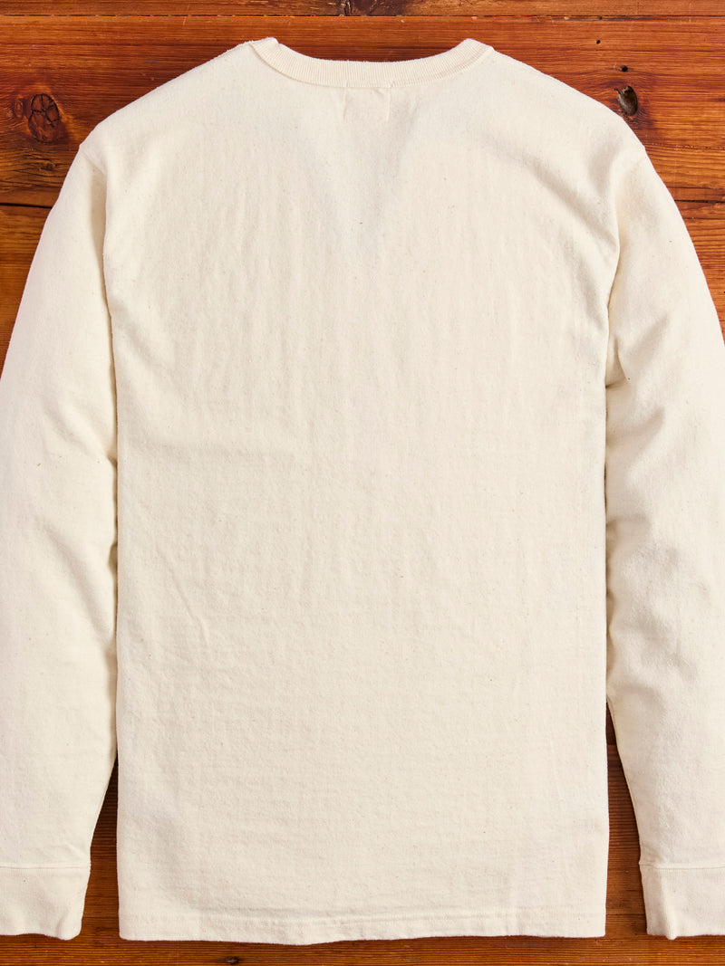 "Samurai Cotton Project" Long Sleeve T-Shirt in Natural