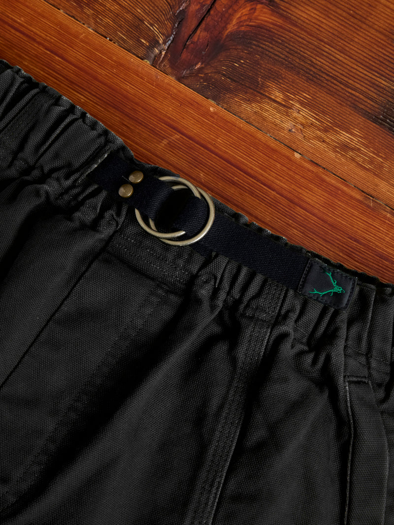 11.5oz Cotton Canvas Belted C.S Pant in Black