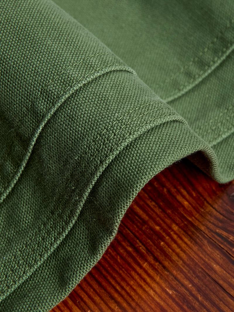 11.5oz Cotton Canvas Painter Pant in Moss Green
