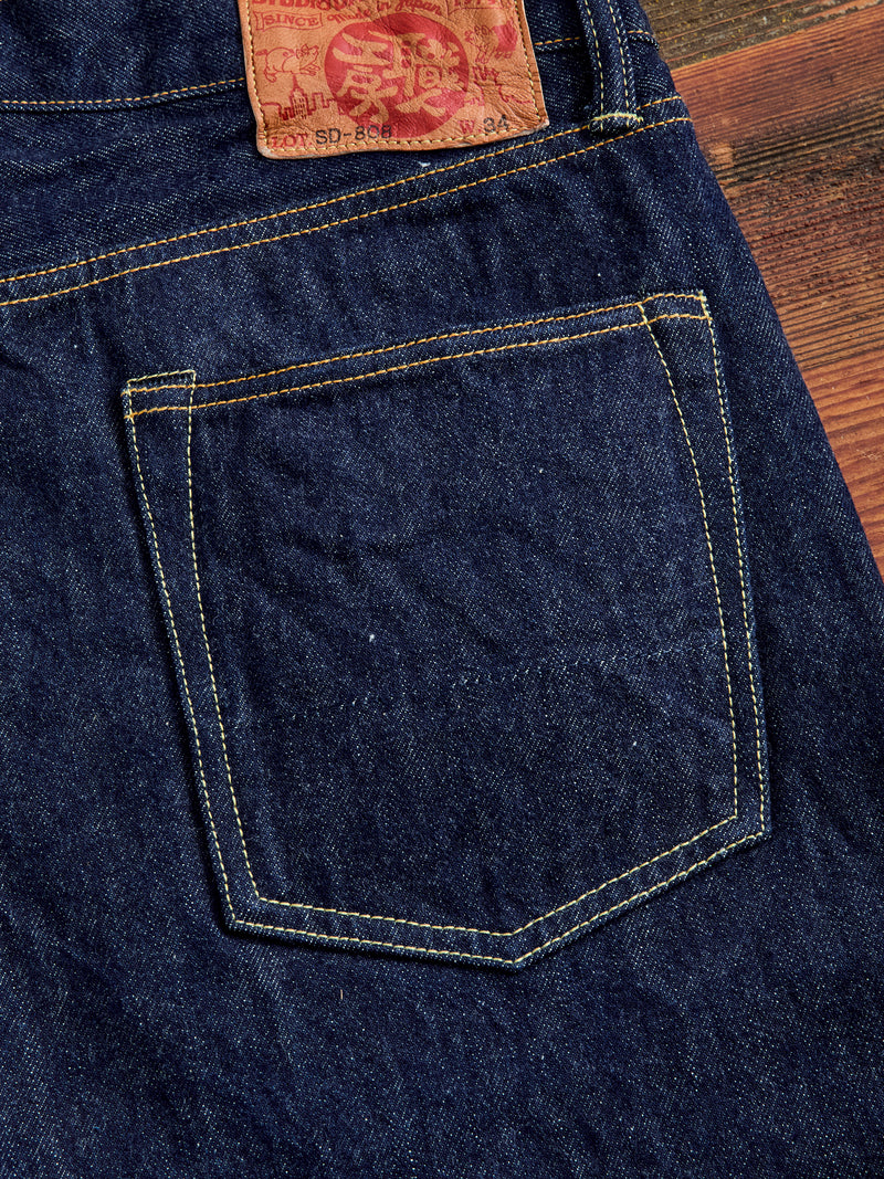 SD-808S "Natural Indigo" 15oz Selvedge Denim - Tapered Fit