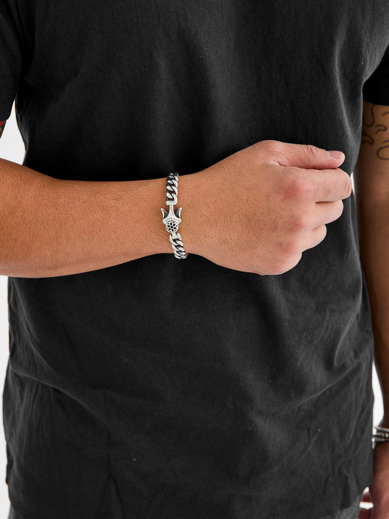 Model 10 Bracelet Size 4A in Sterling Silver