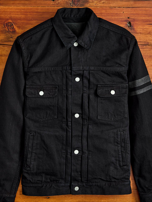 2105SP-OD "Sumi Ink Overdye" 15.7oz Selvedge Denim Type-2 Jacket