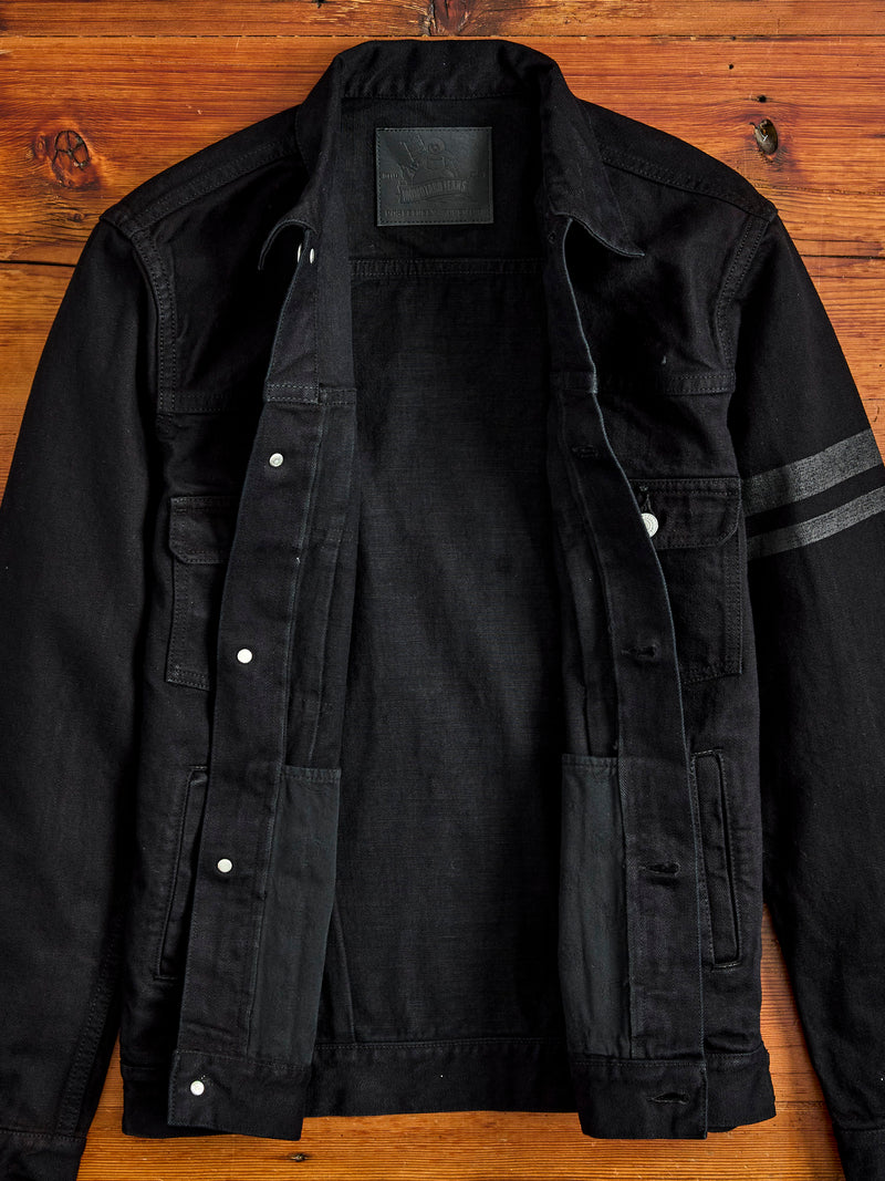 2105SP-OD "Sumi Ink Overdye" 15.7oz Selvedge Denim Type-2 Jacket