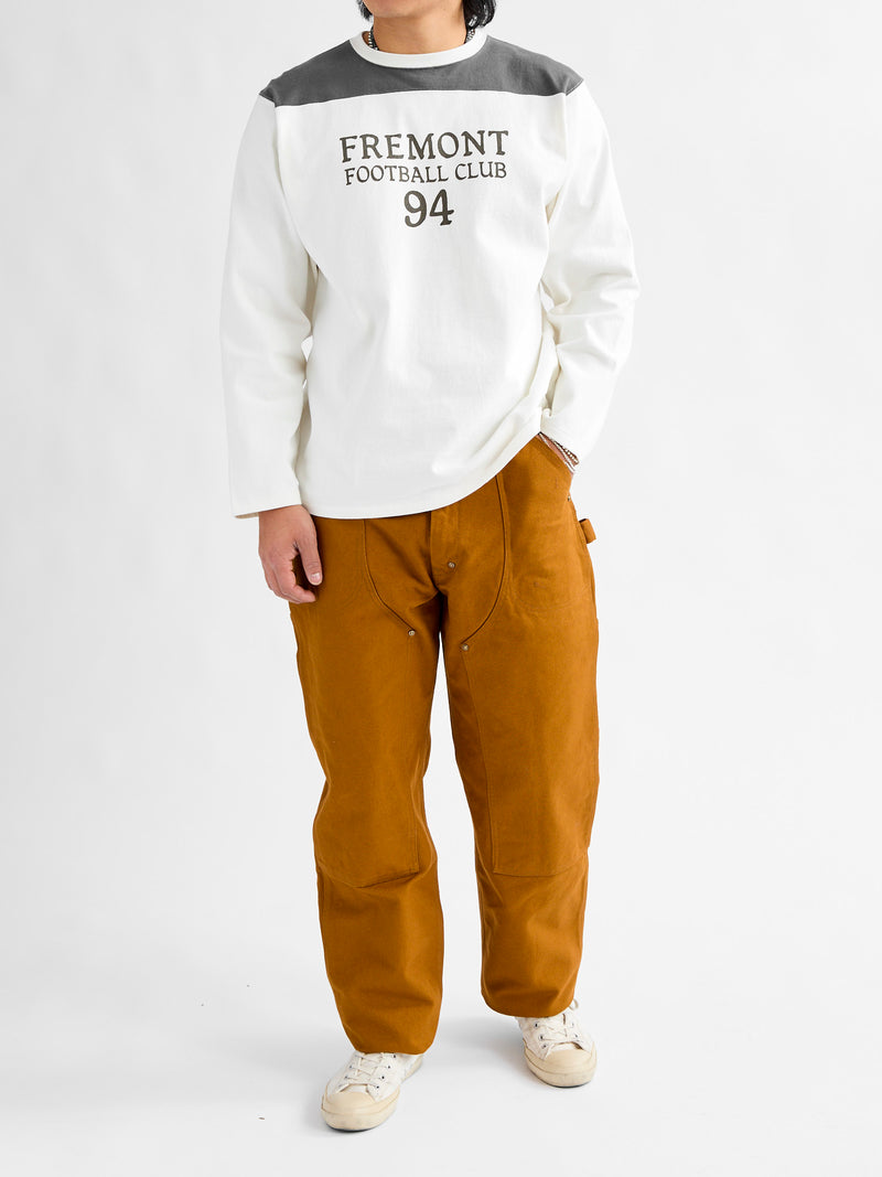Fremont Football Tee in Off White