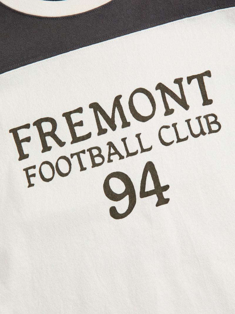 Fremont Football Tee in Off White