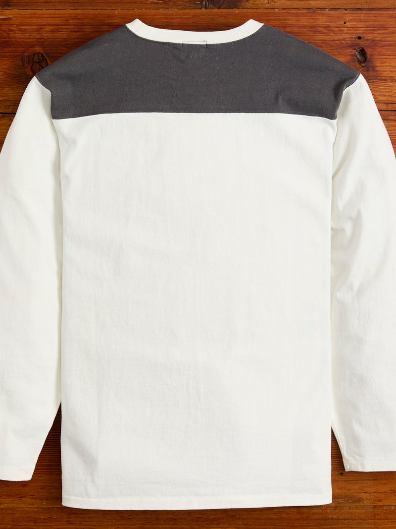 Fremont Football Tee in Off White