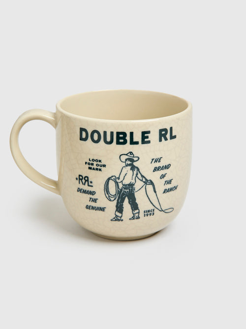 Cowboy Mug in Cream Stoneware