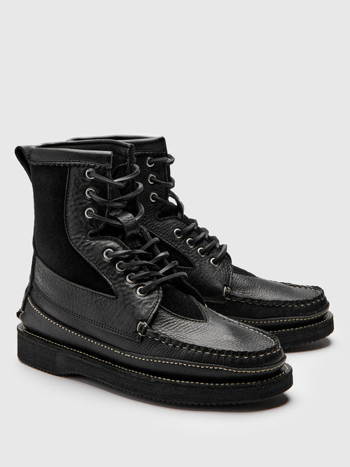 Rangeley Boot in Black Grizzly
