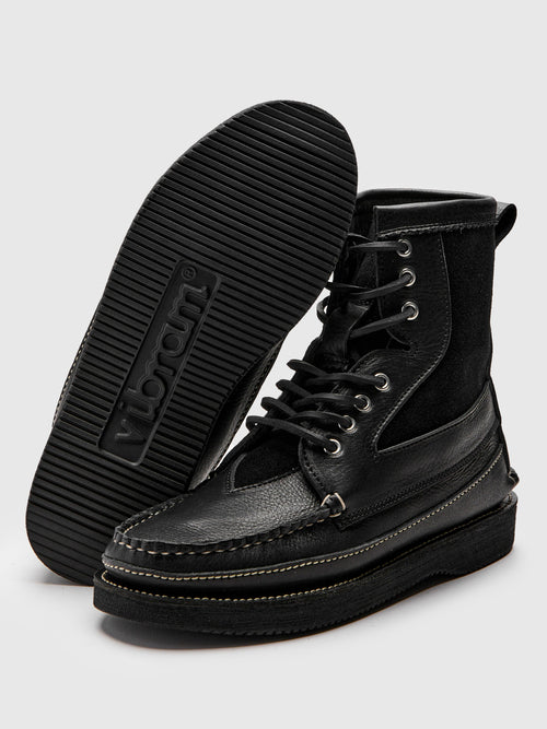 Rangeley Boot in Black Grizzly