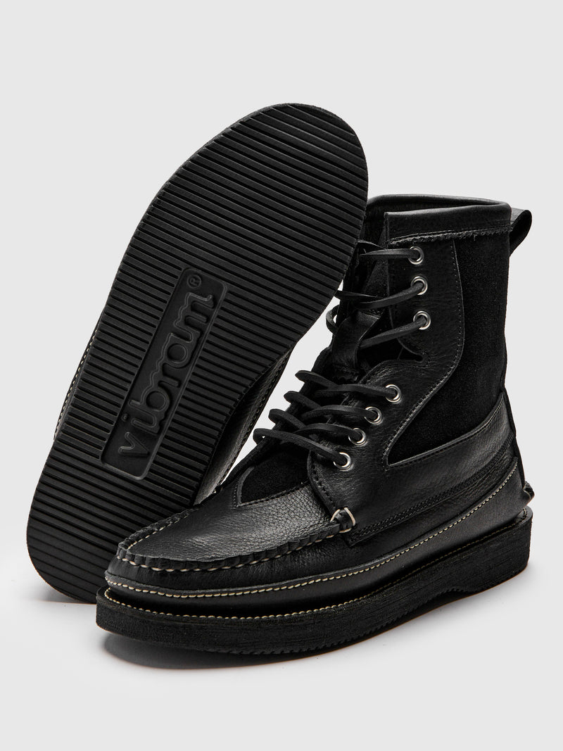 Rangeley Boot in Black Grizzly