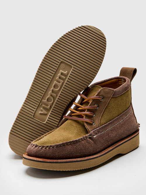 Trailside Chukka Boot in Chocolate Suede Combo