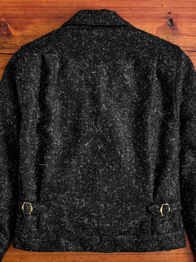 Alcorn Jacket in Black Wool