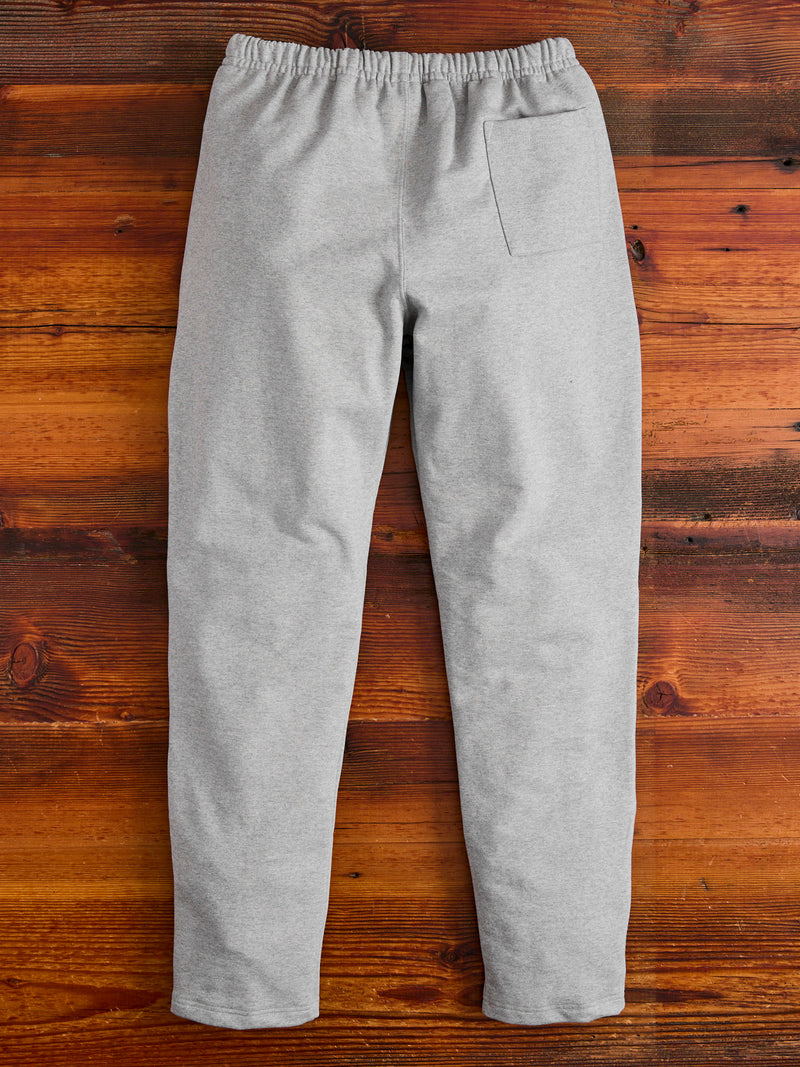 3S50 "Good Originals" Heavyweight Loopwheel Sweatpants in Heather Grey