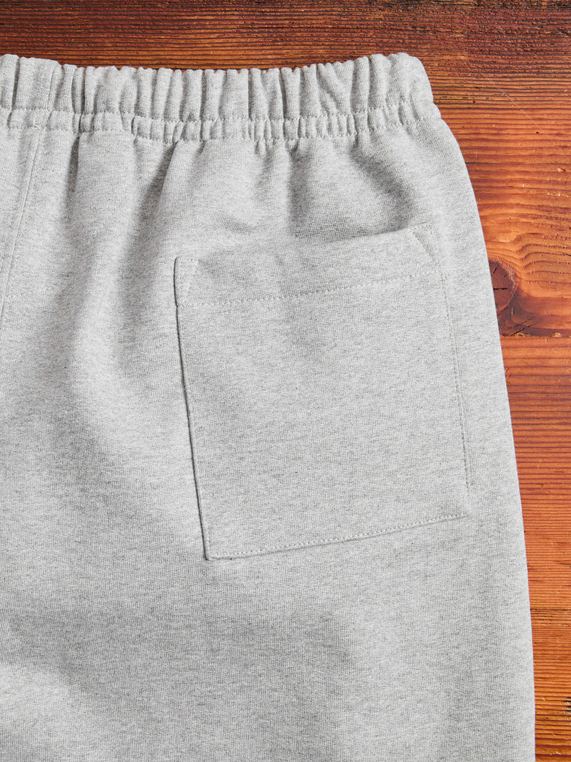 3S50 "Good Originals" Heavyweight Loopwheel Sweatpants in Heather Grey