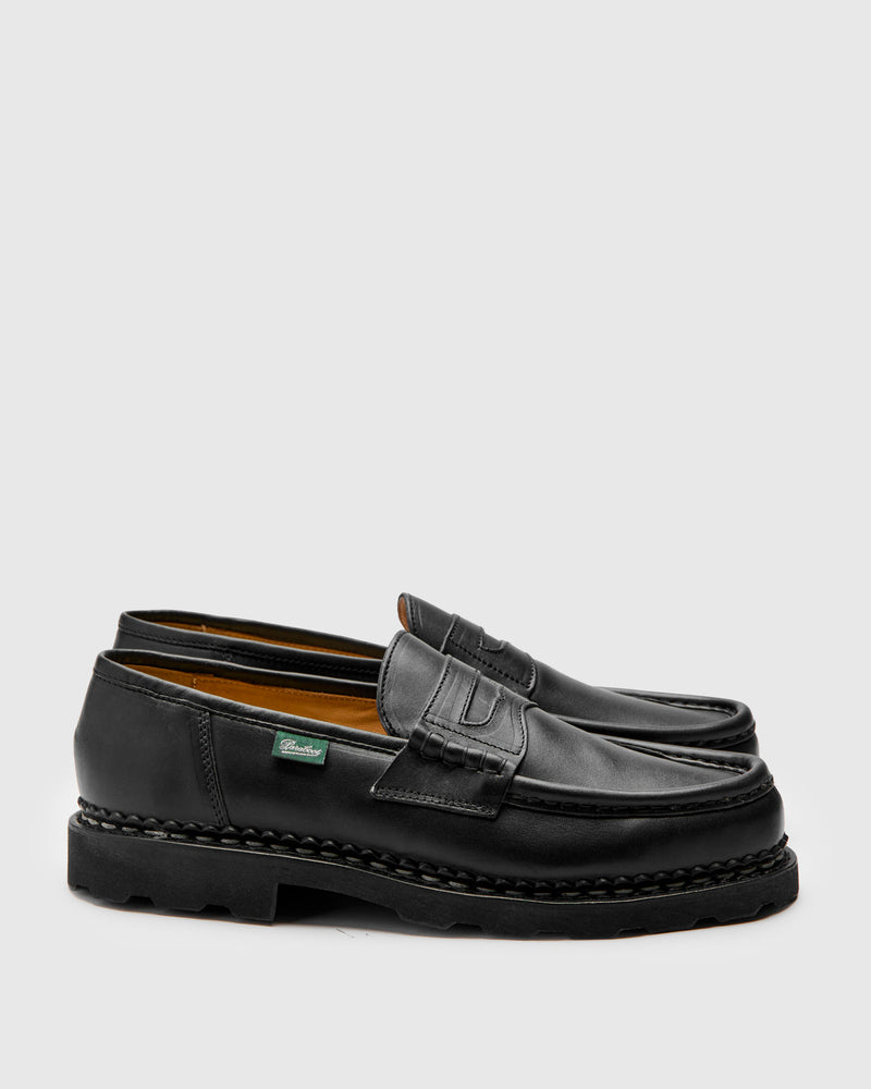 Reims Marche Loafer in Noire-Lis Noir