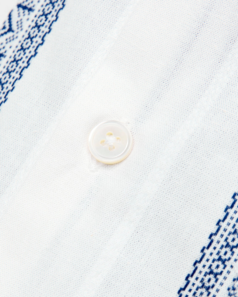 Alqueva Shirt in White Blue