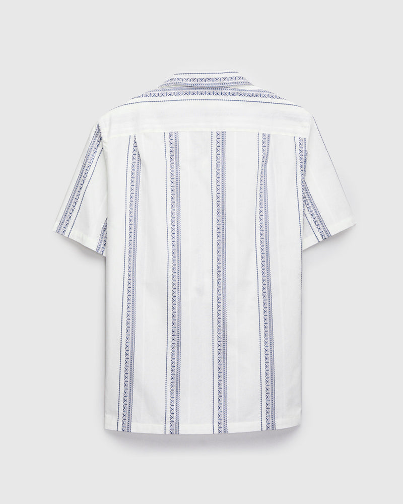 Alqueva Shirt in White Blue
