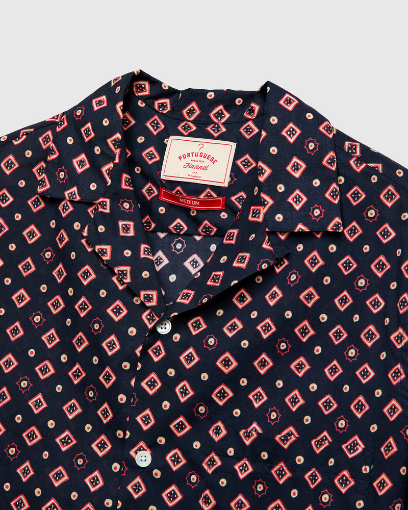Dice Shirt in Royal