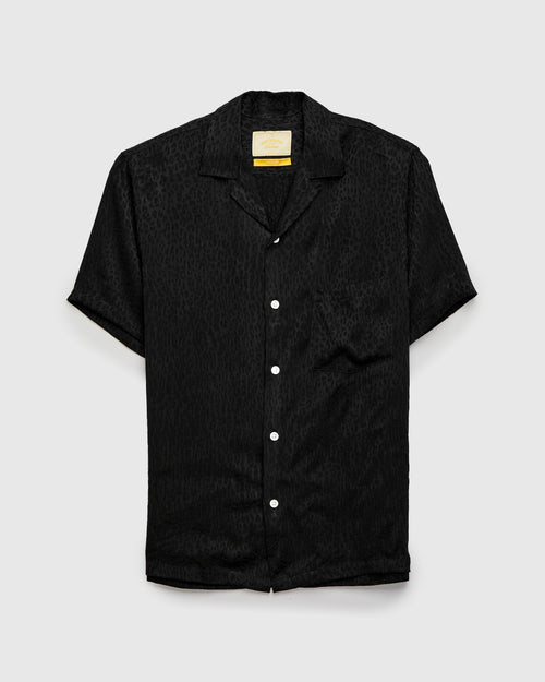 Finger Print Shirt in Black
