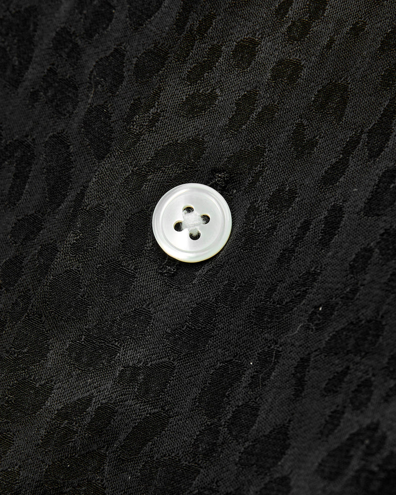 Finger Print Shirt in Black