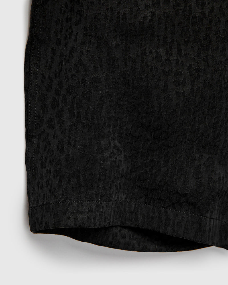 Finger Print Shirt in Black
