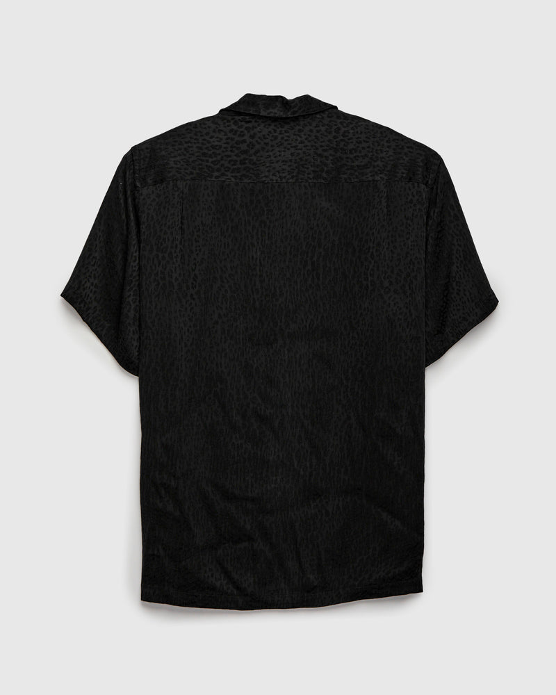 Finger Print Shirt in Black