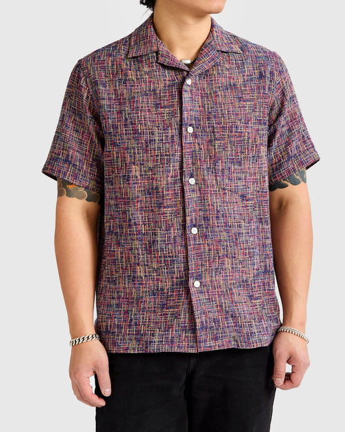 Summer Boucle Shirt in Blue