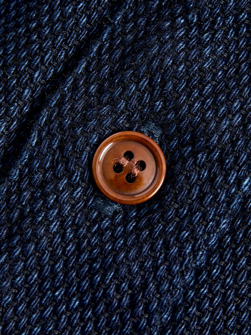 5713 "Heavyweight Sashiko" Work Shirt in Indigo