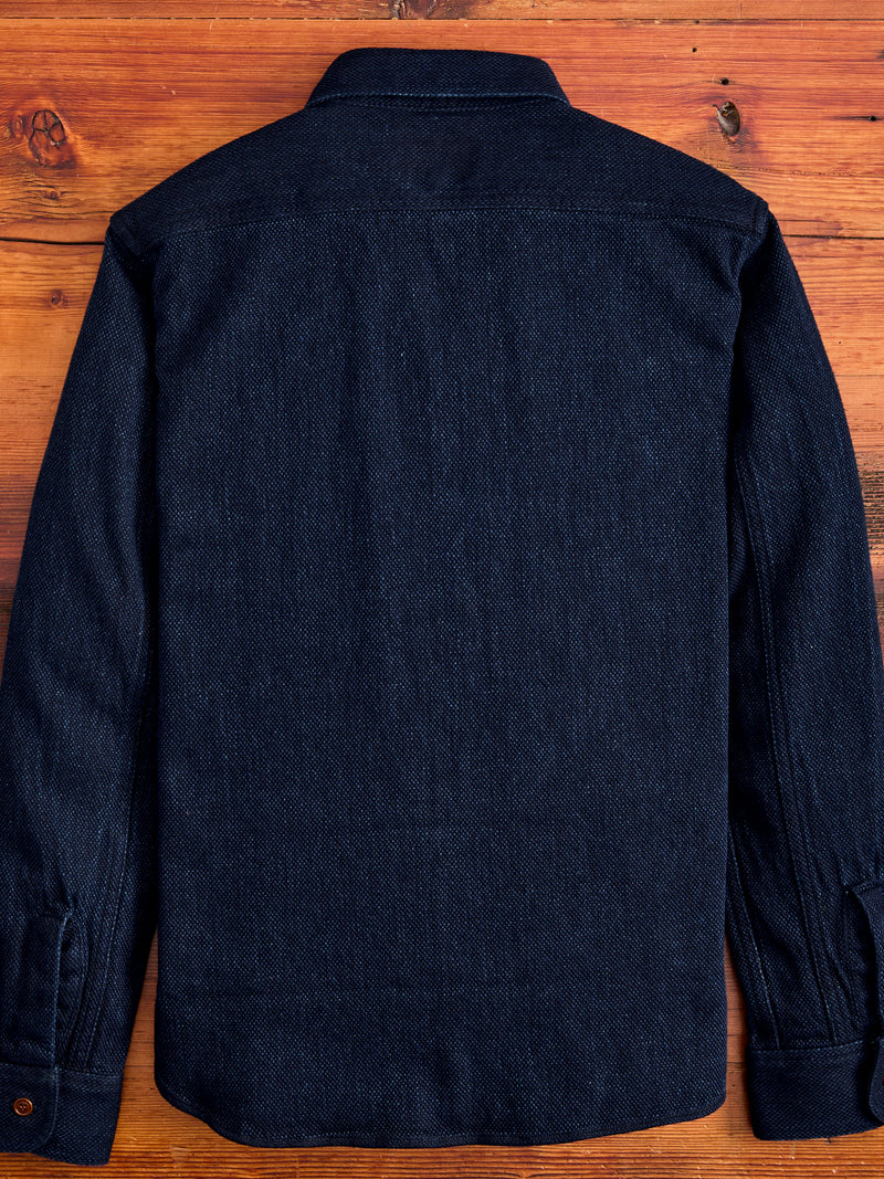5713 "Heavyweight Sashiko" Work Shirt in Indigo