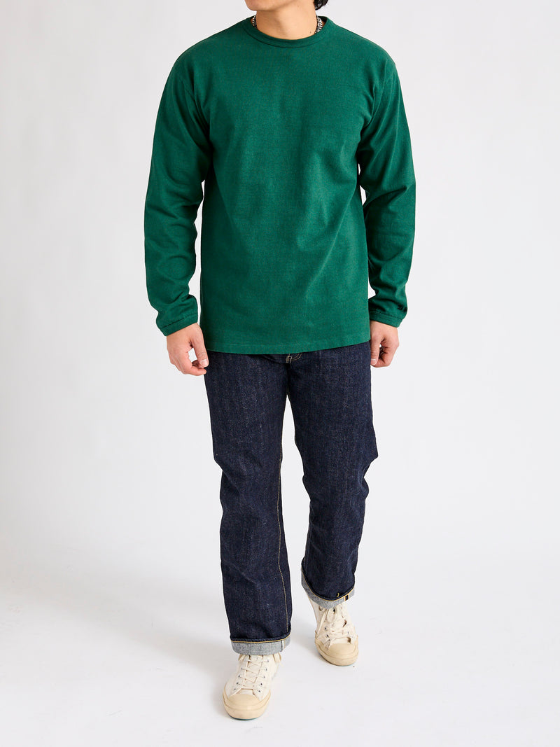 Stand Wheeler Long Sleeve Tee in Green