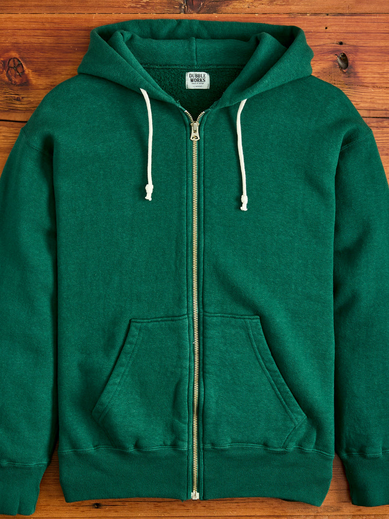 Tsuriami Loopwheel Zip Hoodie in Green