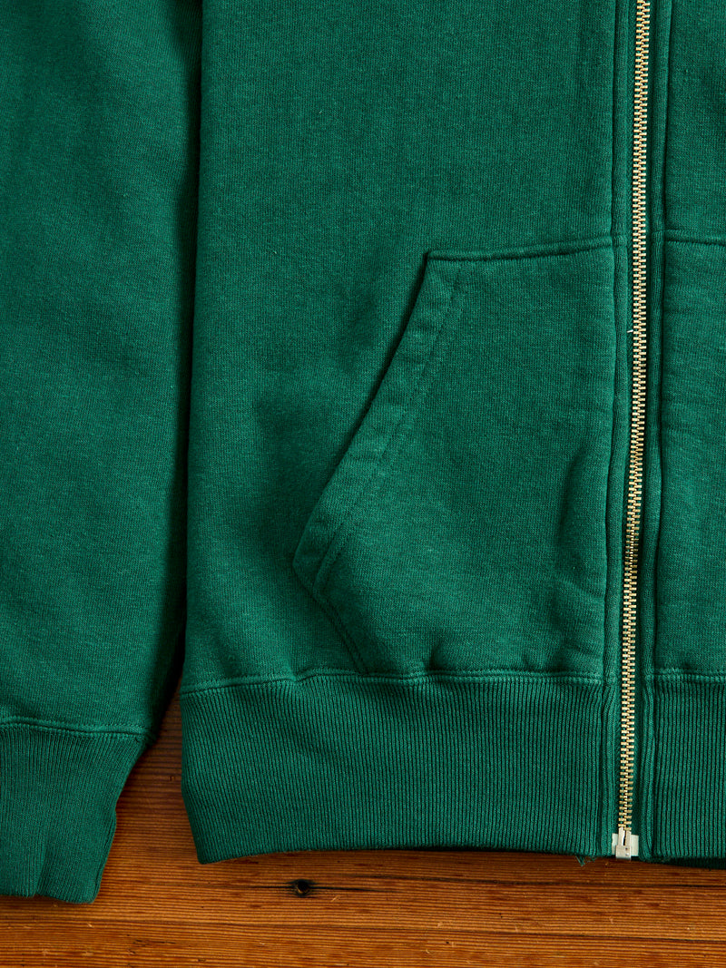 Tsuriami Loopwheel Zip Hoodie in Green