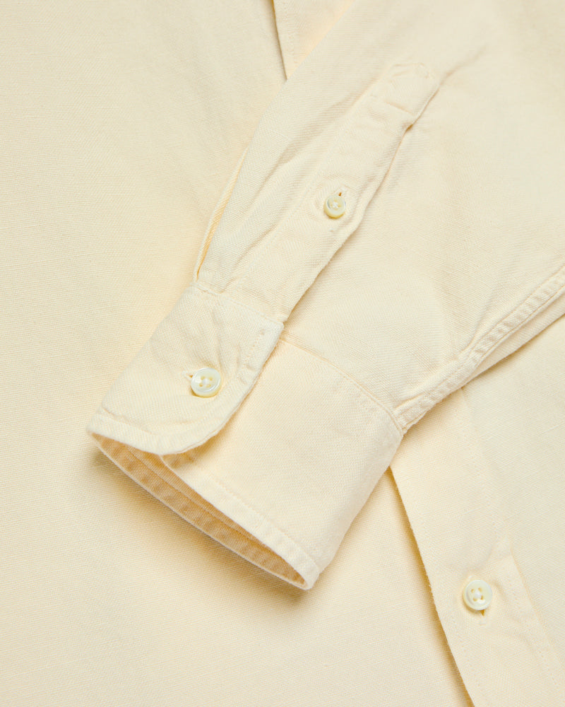 Big Oxford Shirt in Ecru Hemp