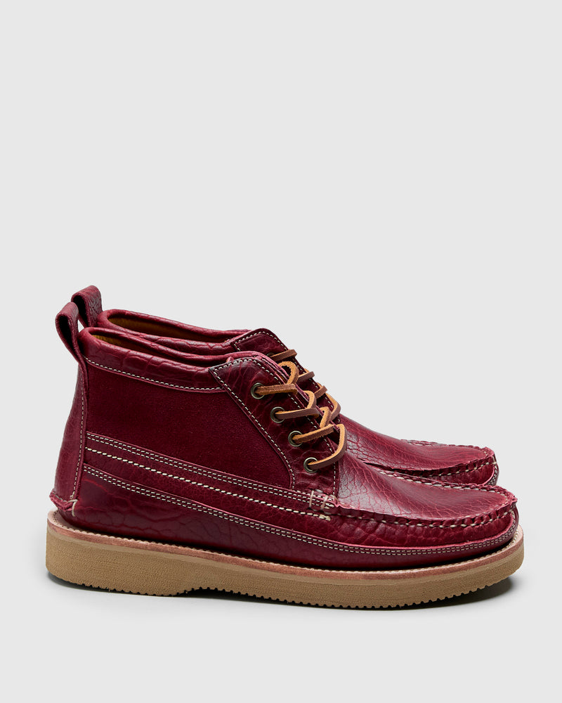 "Rumble" Scout Boot in Dark Cherry Bison