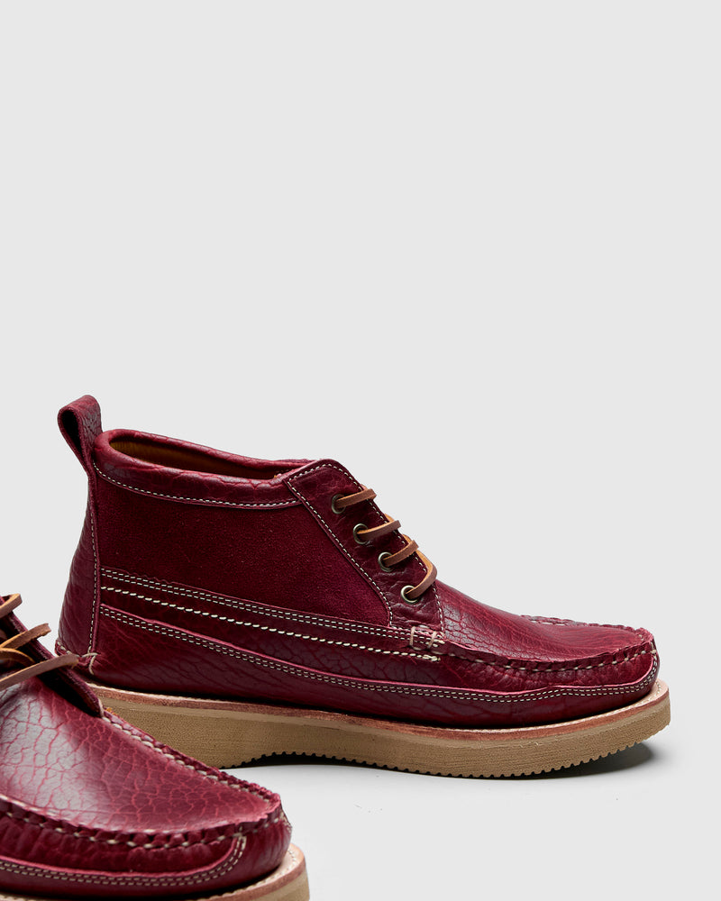 "Rumble" Scout Boot in Dark Cherry Bison