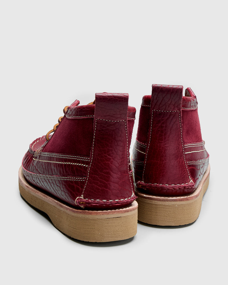 "Rumble" Scout Boot in Dark Cherry Bison